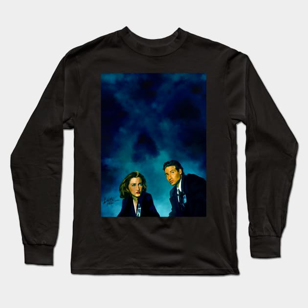 The Truth Is Out There Long Sleeve T-Shirt by Art Of Lunatik